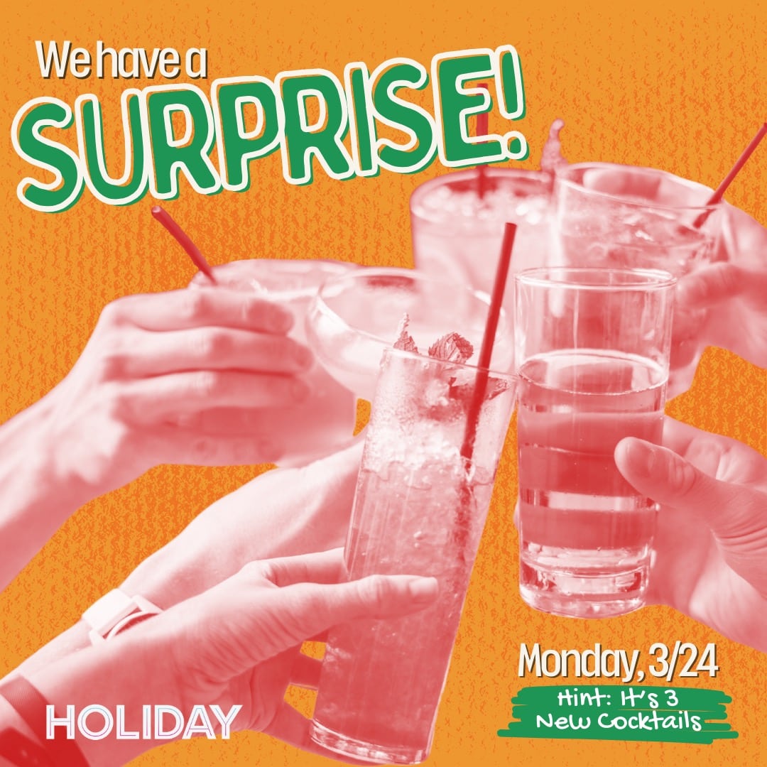 Discover three brand-new cocktails at our exclusive launch event on March 24! Join us for a night of fresh flavors, mixology, and celebration.